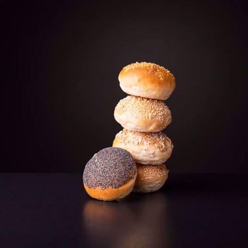 10 minibollen gesorteerd wit