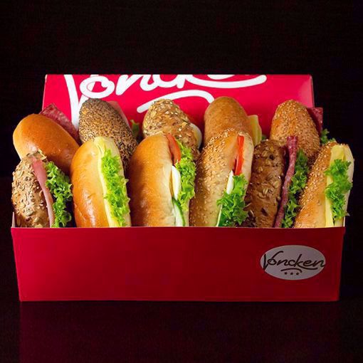 10 x mini belegd broodje