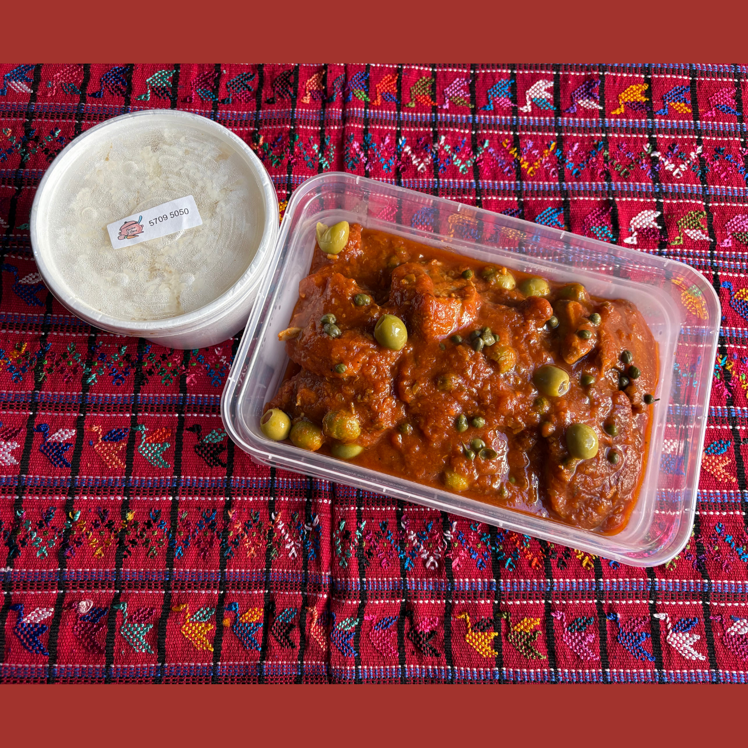 Lengua en Salsa Roja (4 porciones)