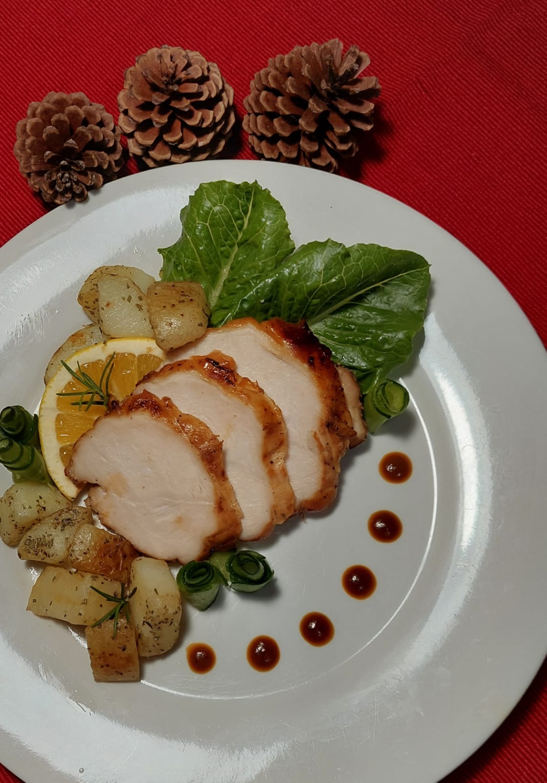 Pechuga de Pavo Horneada con Gravy (porciones 3)