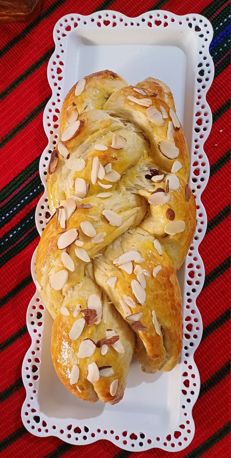 Trenza Rellena de Jamón y Queso (porciones 10)