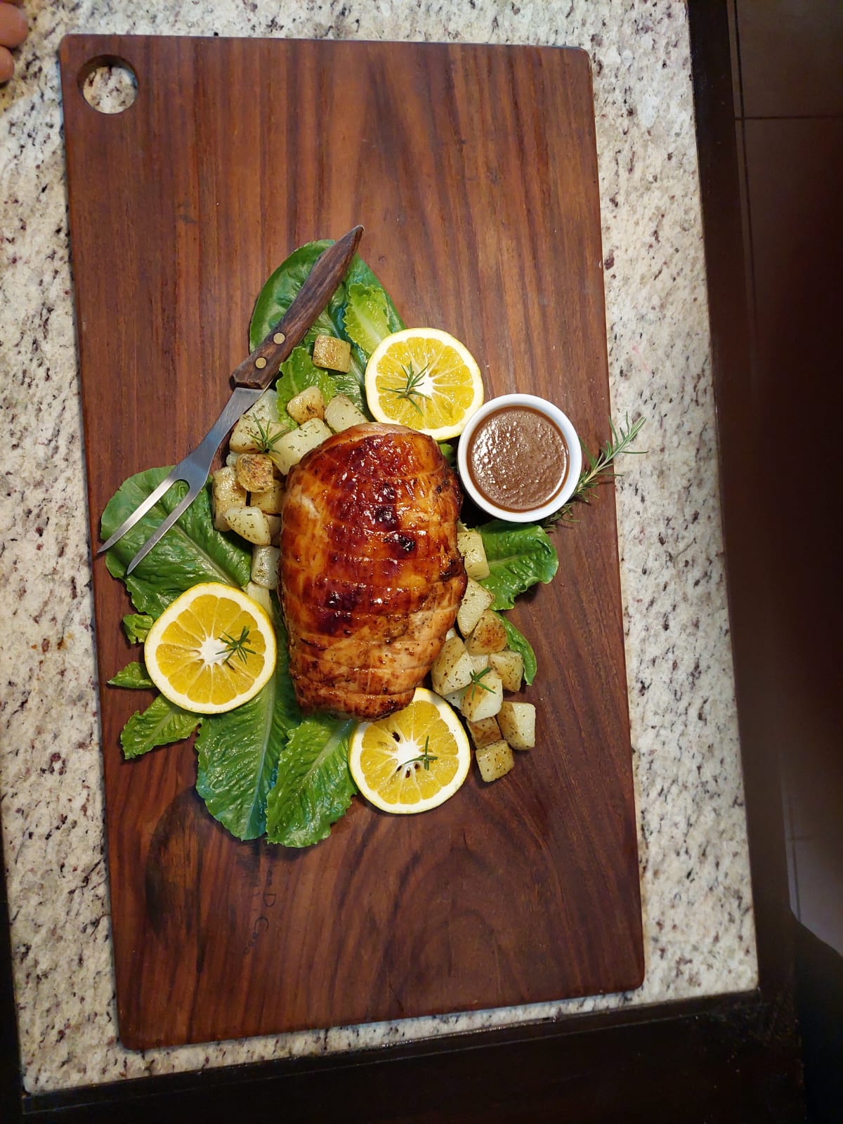 Pechuga de Pavo Horneada con Gravy (porciones 3)