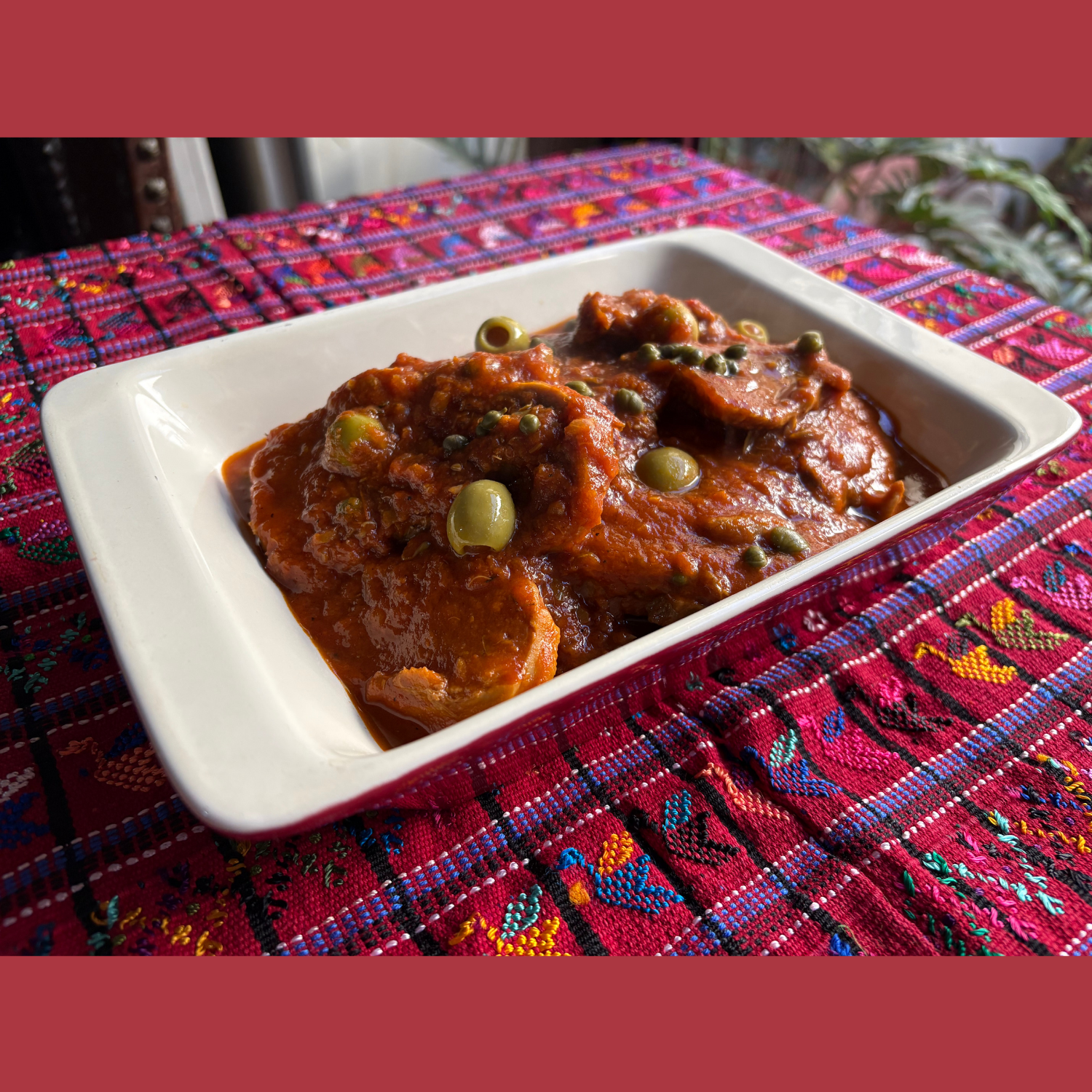 Lengua en Salsa Roja (4 porciones)