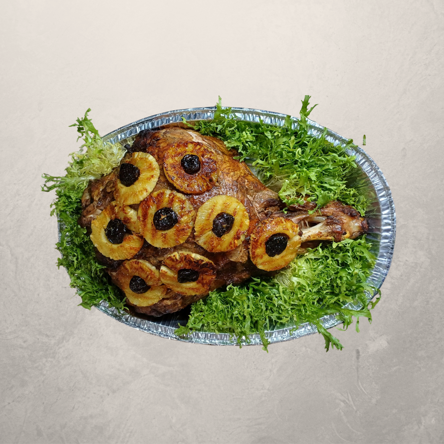 Pierna con Piña (porciones 15 a 20)