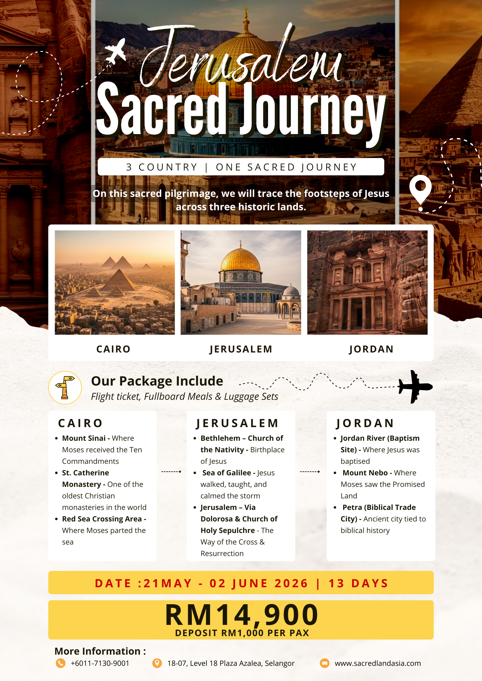 3 COUNTRY | 1 SACRED JOURNEY