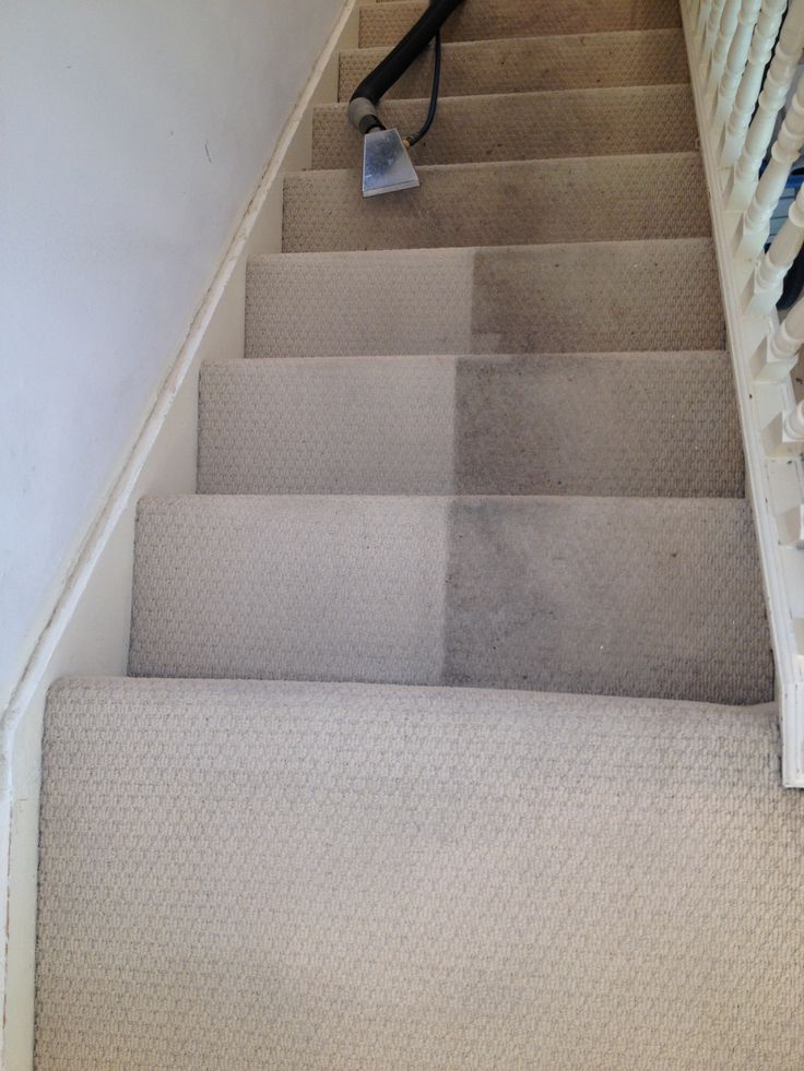 Nettoyage moquette escalier 