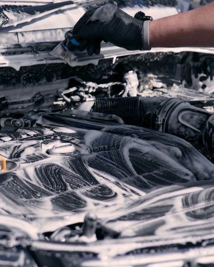 Nettoyage compartiment moteur