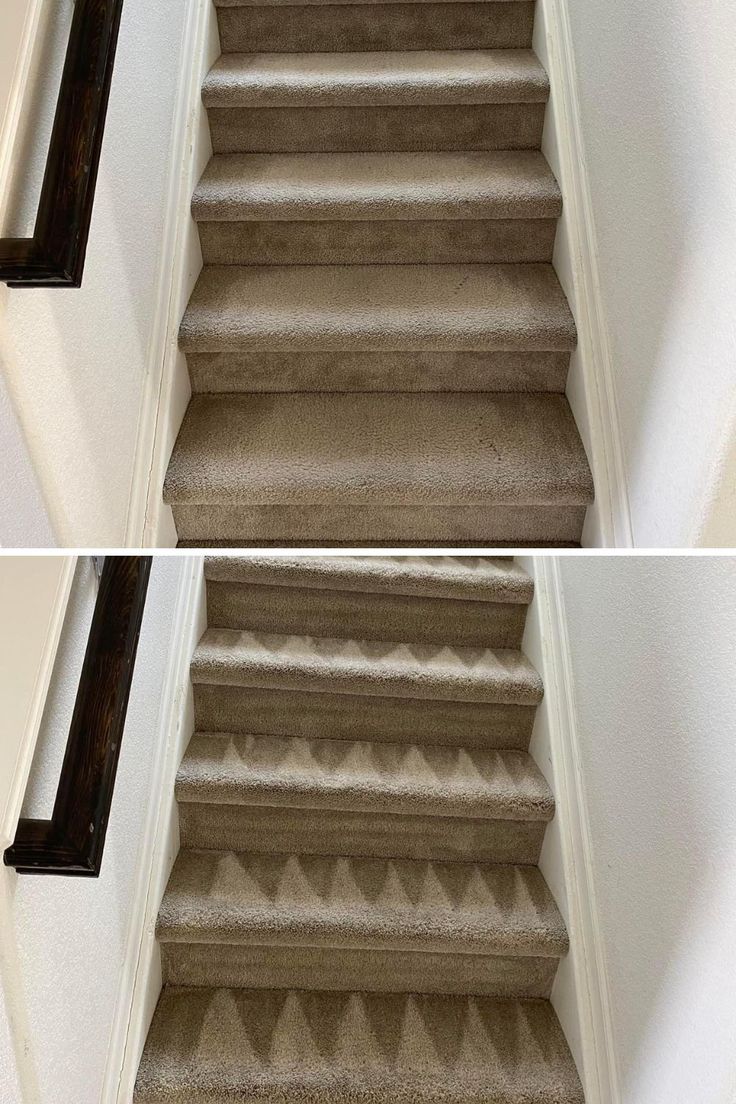 Nettoyage moquette escalier 