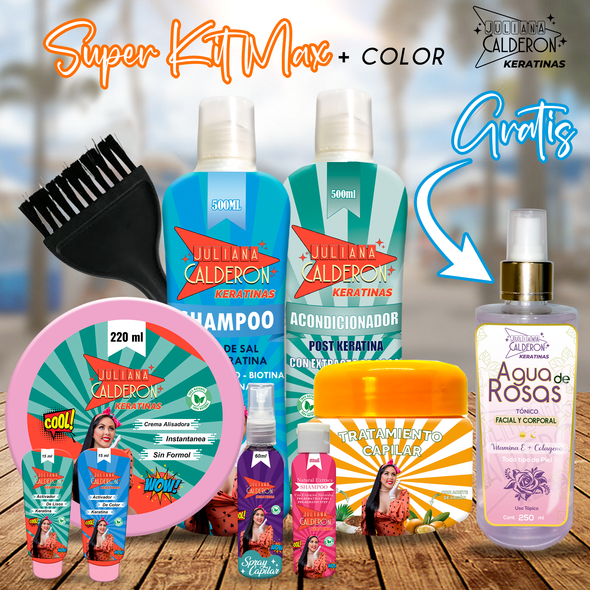 Keratina - Super Kit Max + Color