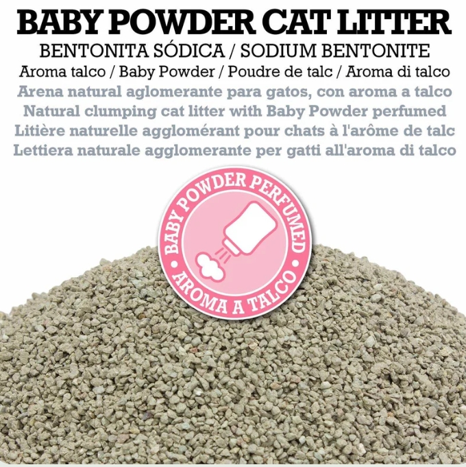 Baby Powder Litter Bentonite Clumping 5KG