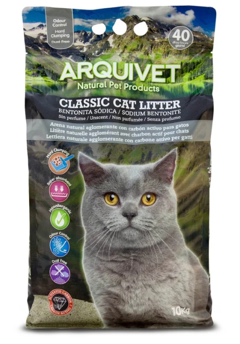 Bentonite Litter WIth Activated Carbon 10KG