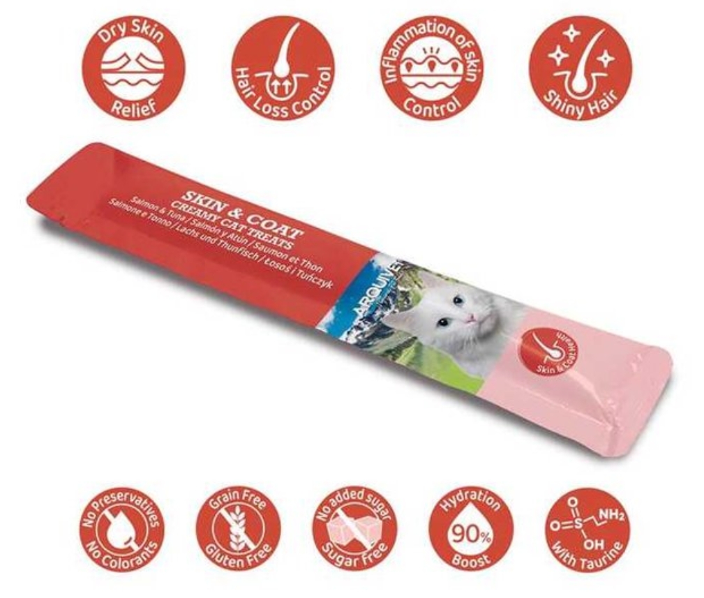 Creamy Salmon & Tuna Skin & Coat Formula, 70g - 5pcs