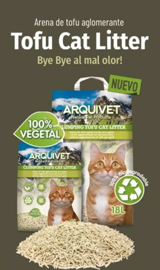 Tofu Clumping Cat Litter 6L Flushable