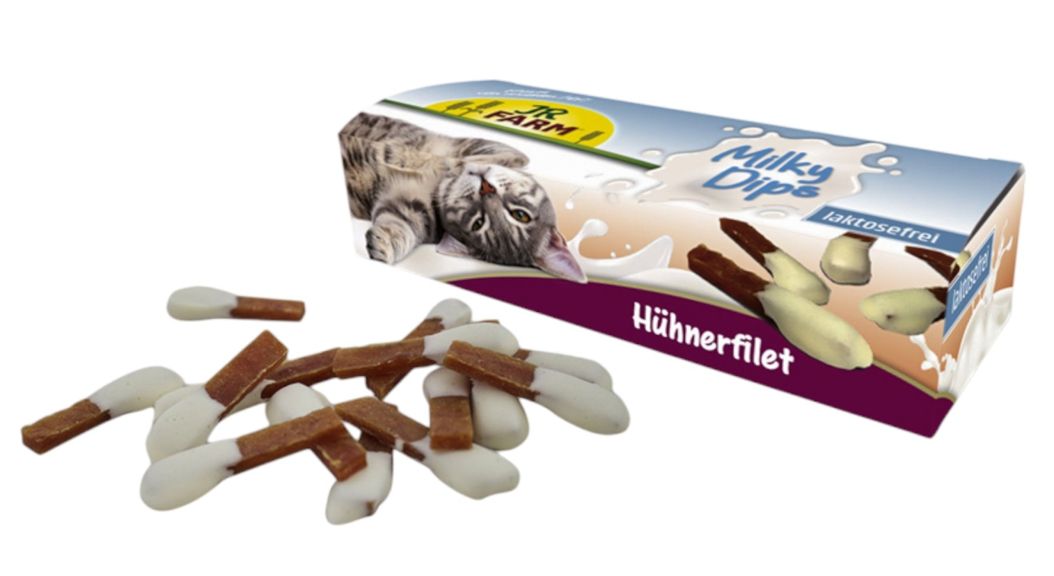 Jr Cat Milky Dips Chicken Fillet, 30g