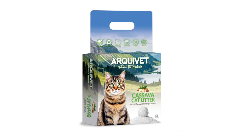 Cassava Clumping Cat Litter 6Ltr