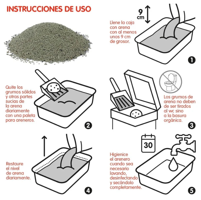 Bentonite Litter WIth Activated Carbon 10KG