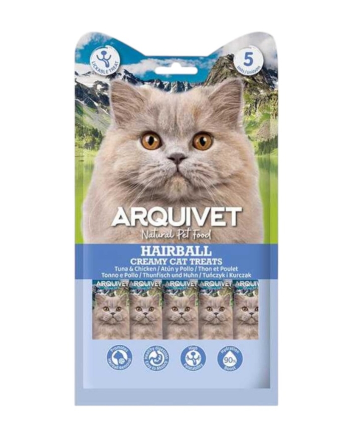 Creamy Tuna and Chicken Hairball Formula, 70g - 5pcs
