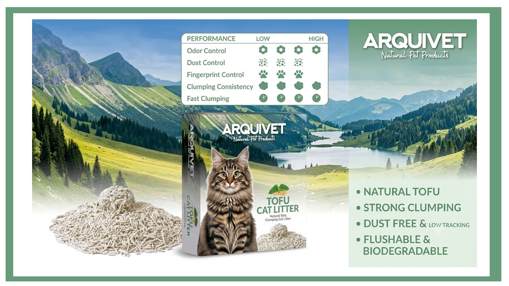 Tofu Clumping Cat Litter 6Ltr