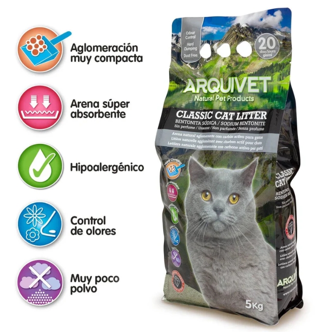 Bentonite Litter WIth Activated Carbon 10KG