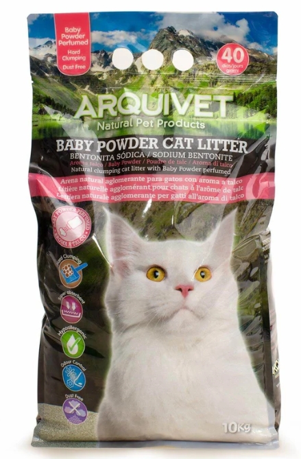 Baby Powder Litter Bentonite Clumping 10KG