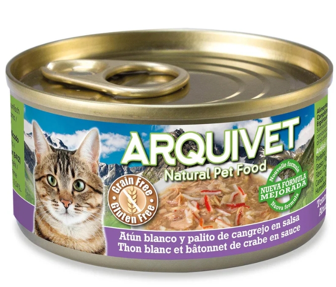 Arquivet Cat Wet Tuna & Crab, 80g