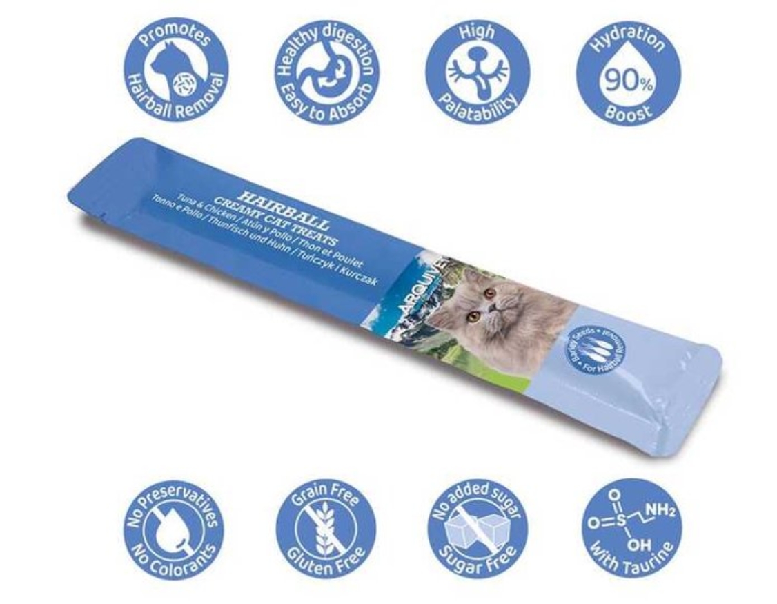 Creamy Tuna and Chicken Hairball Formula, 70g - 5pcs