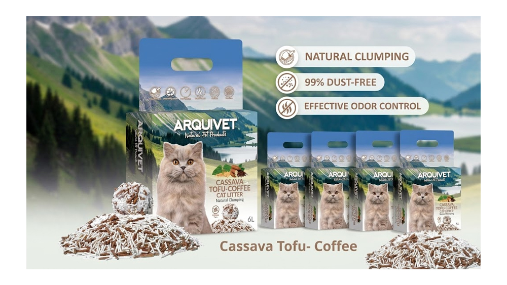 Cassava Tofu Coffee Clumping Cat Litter 6Ltr