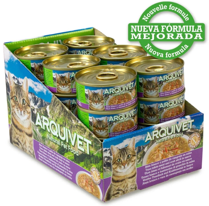 Arquivet Cat Wet Tuna & Crab, 80g