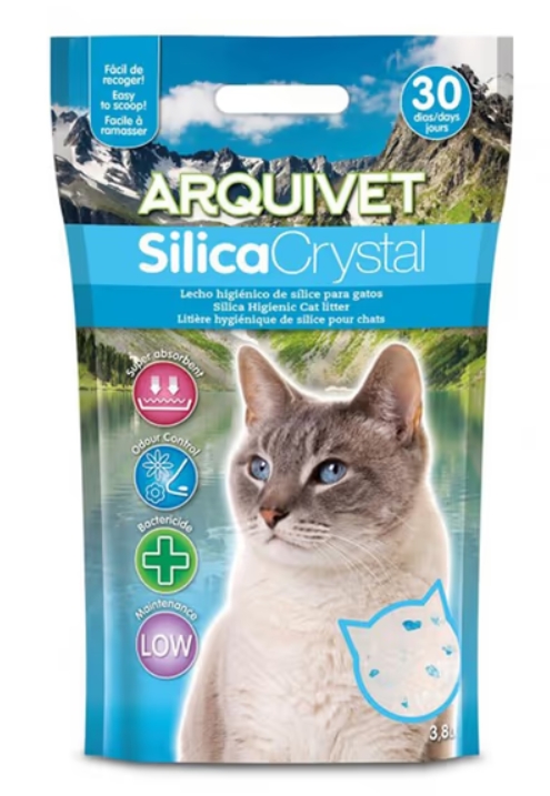 Arquivet Silica Crystal Litter, 3,8L