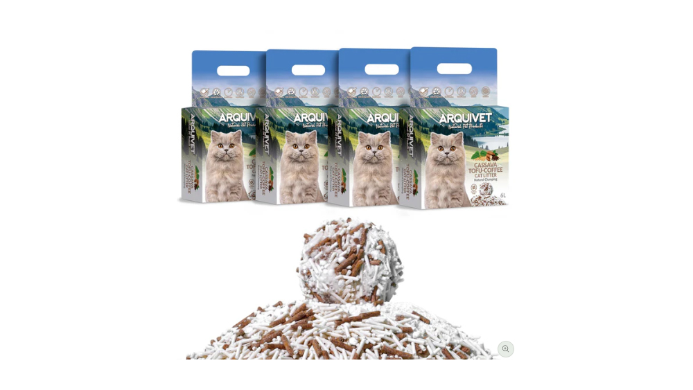 Cassava Tofu Coffee Clumping Cat Litter 6Ltr