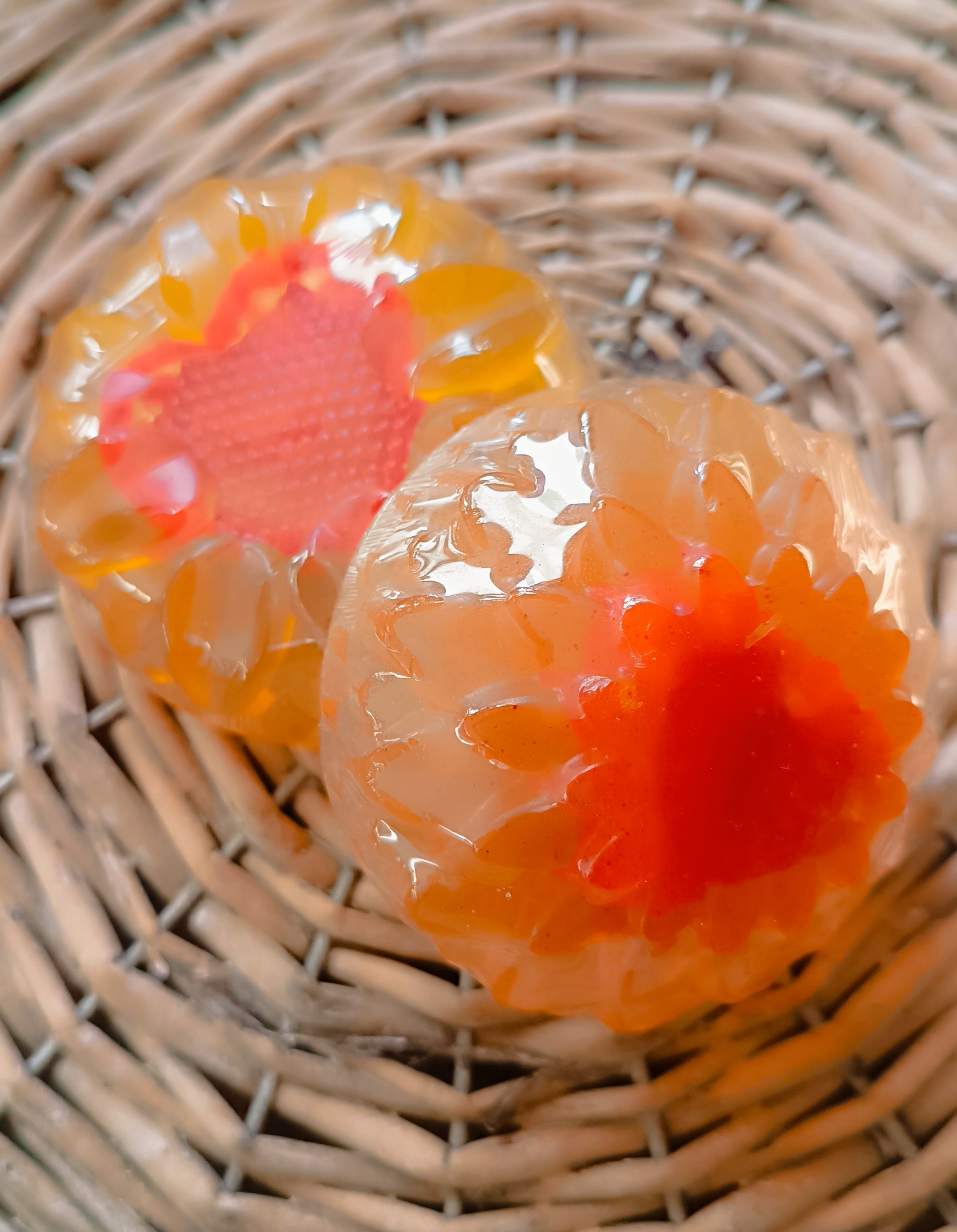 Jabón glicerina de espirulina y cúrcuma con lemongrass