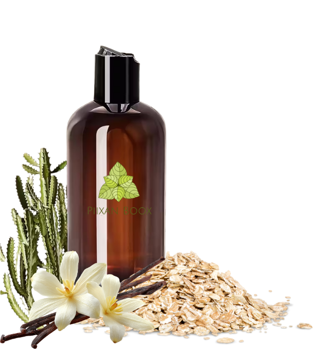 Champú Artesanal de Avena y Aloe Vera con vainilla 240 ml