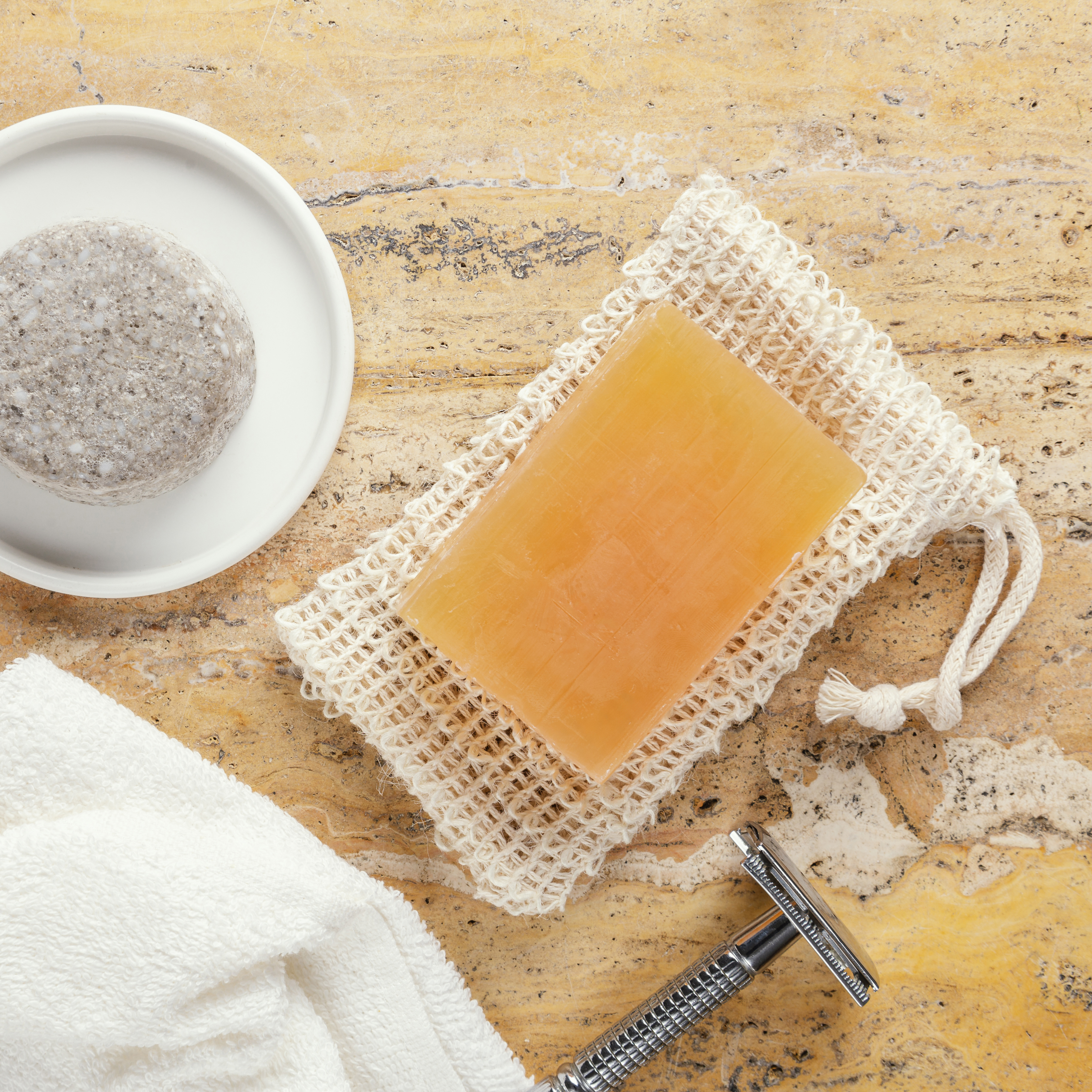 Jabón glicerina de manzanilla y miel