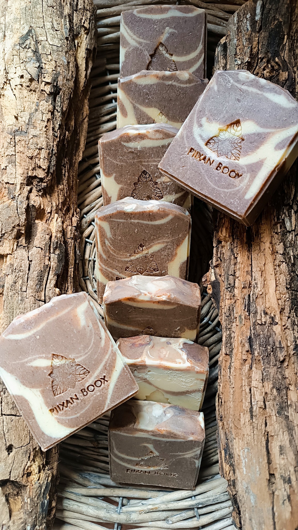 Jabón artesanal de tepescohuite y naranja