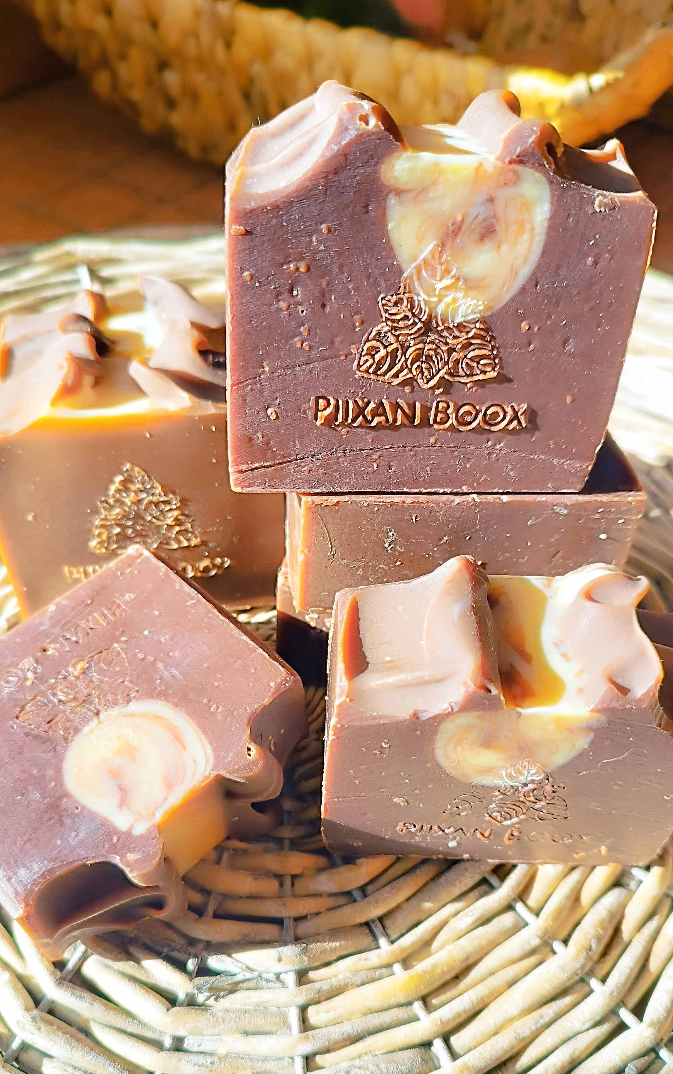 Jabón artesanal doble cacao 