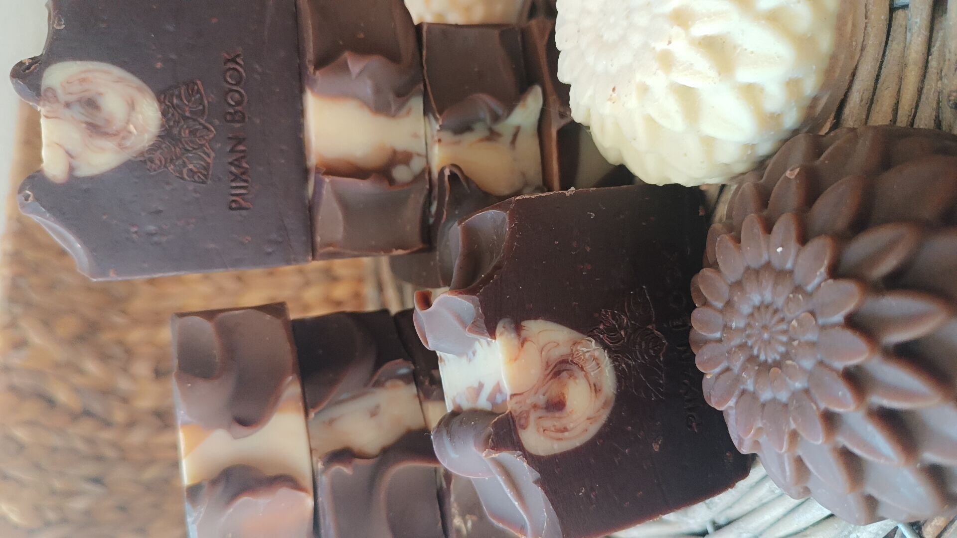 Jabón artesanal doble cacao