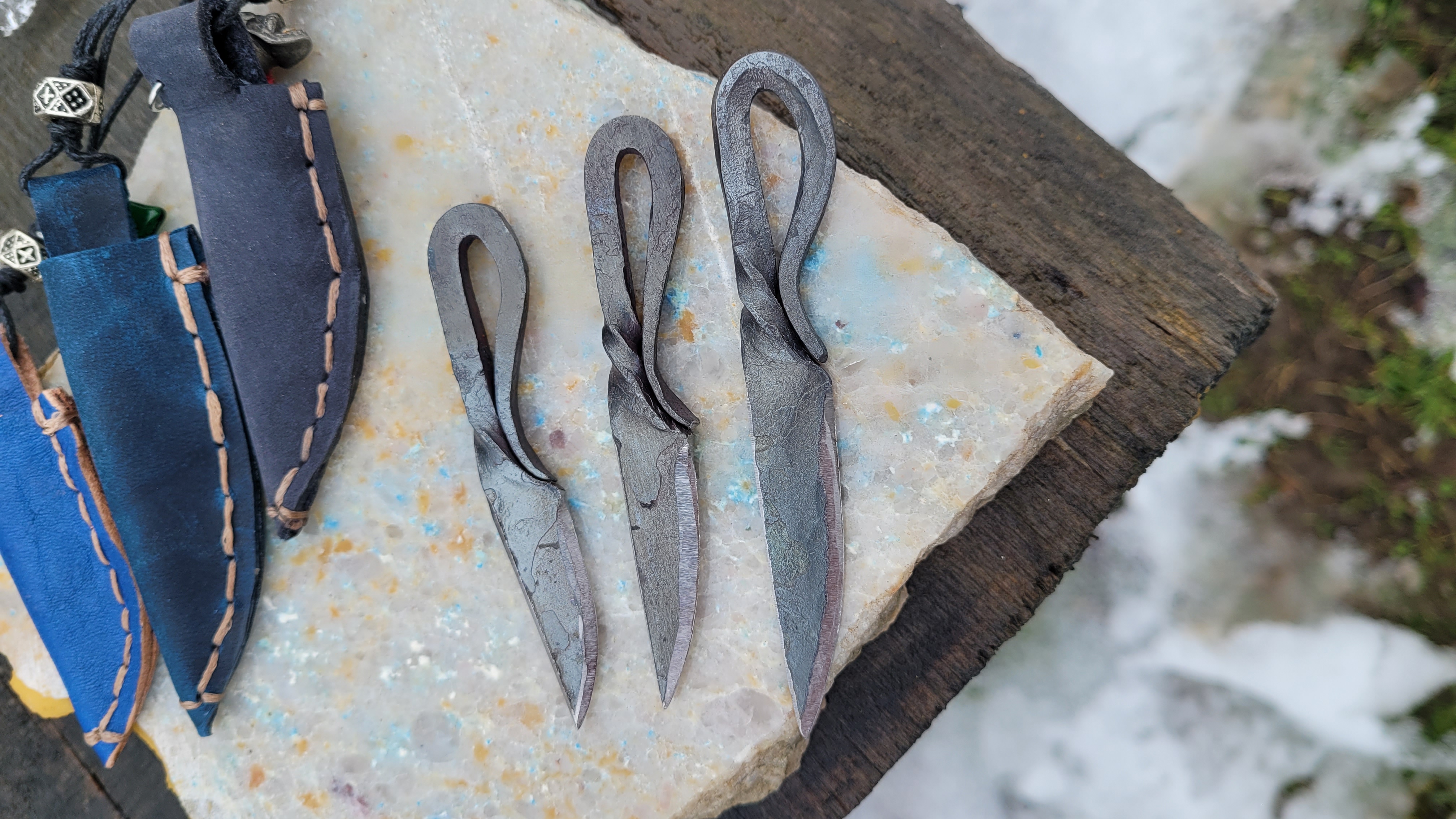 Mini Blacksmith Knife Necklace