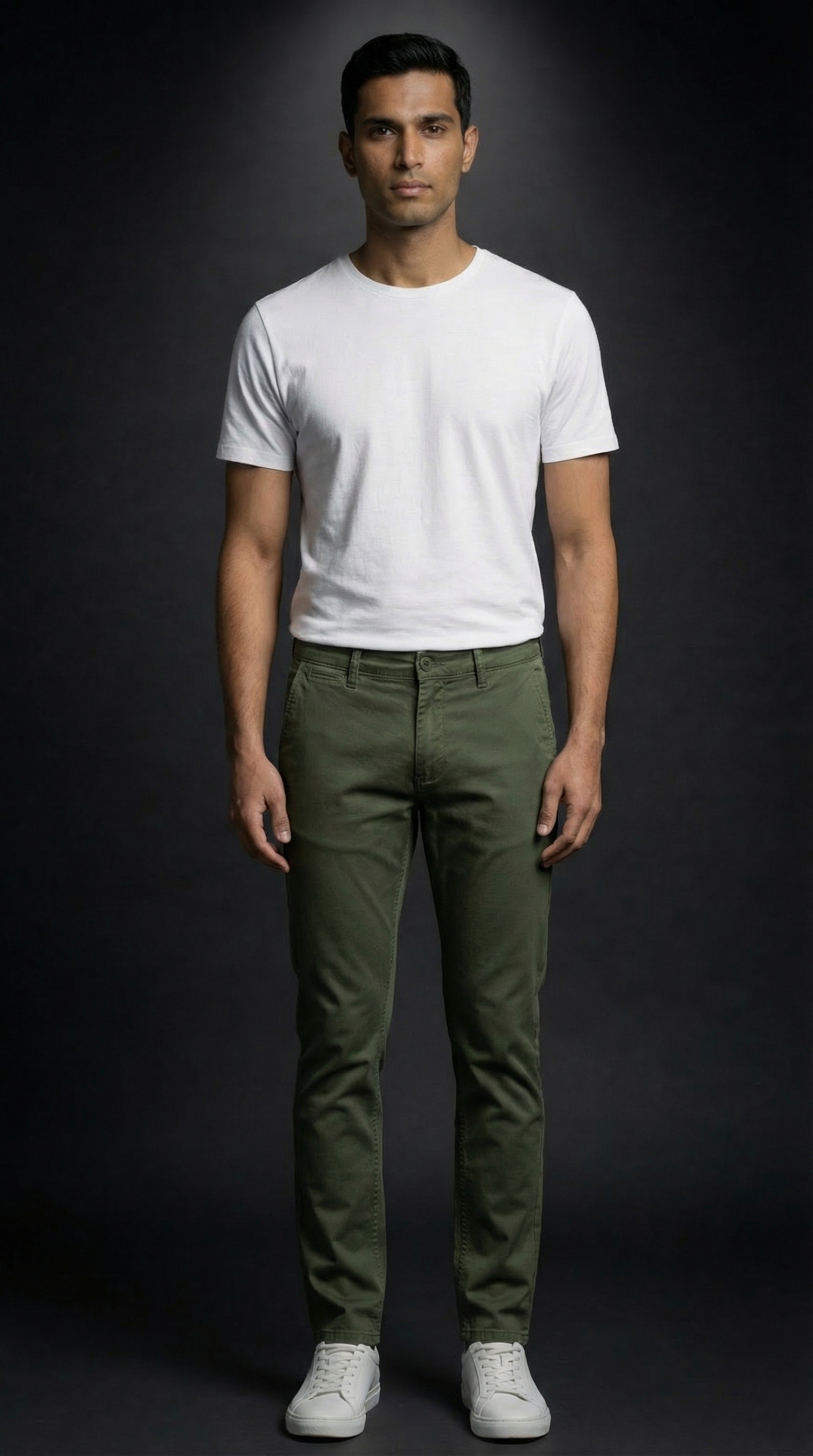 Men's Premium Dusty Mint Green Slim Fit Trousers
