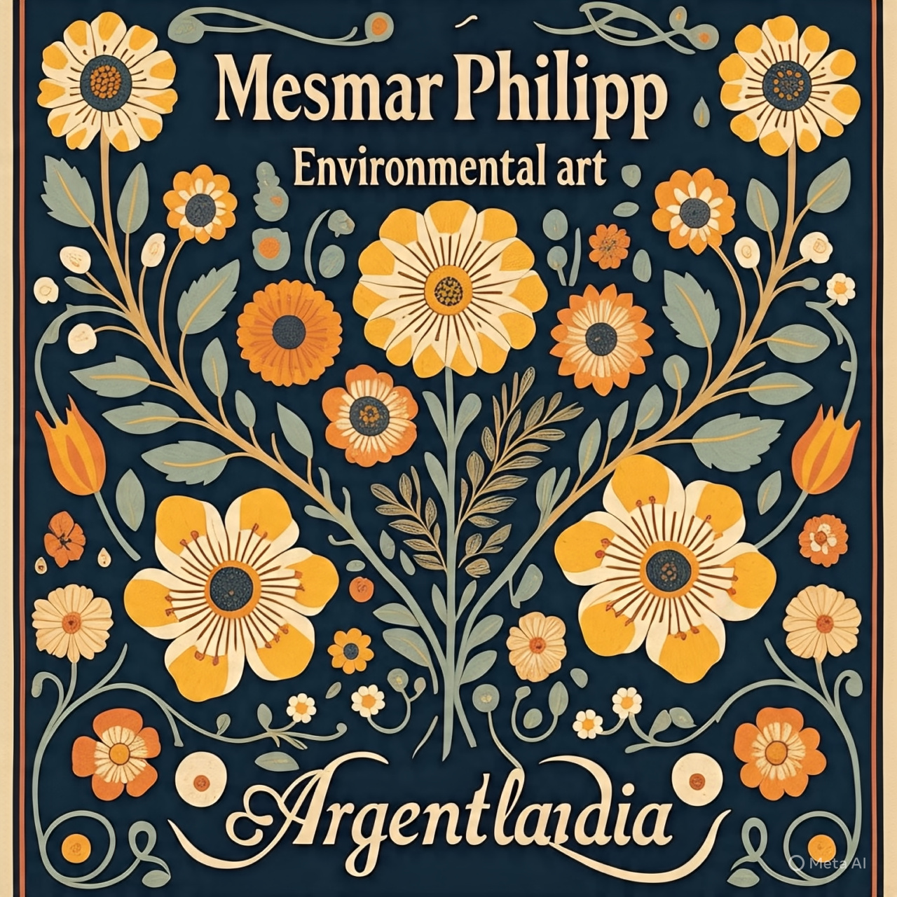 Arte Floral Folk Pop Mesmar