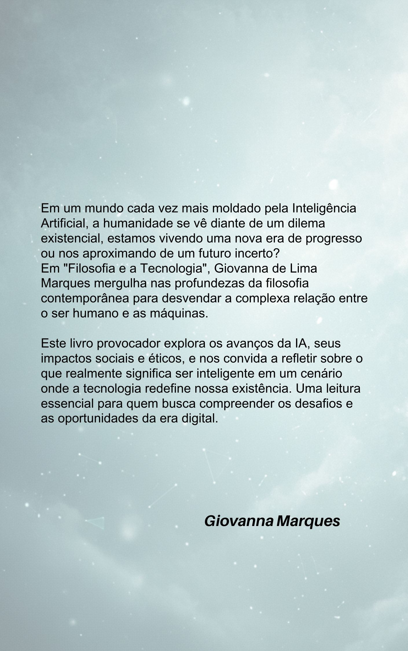 Livro Filosofia e a Tecnologia