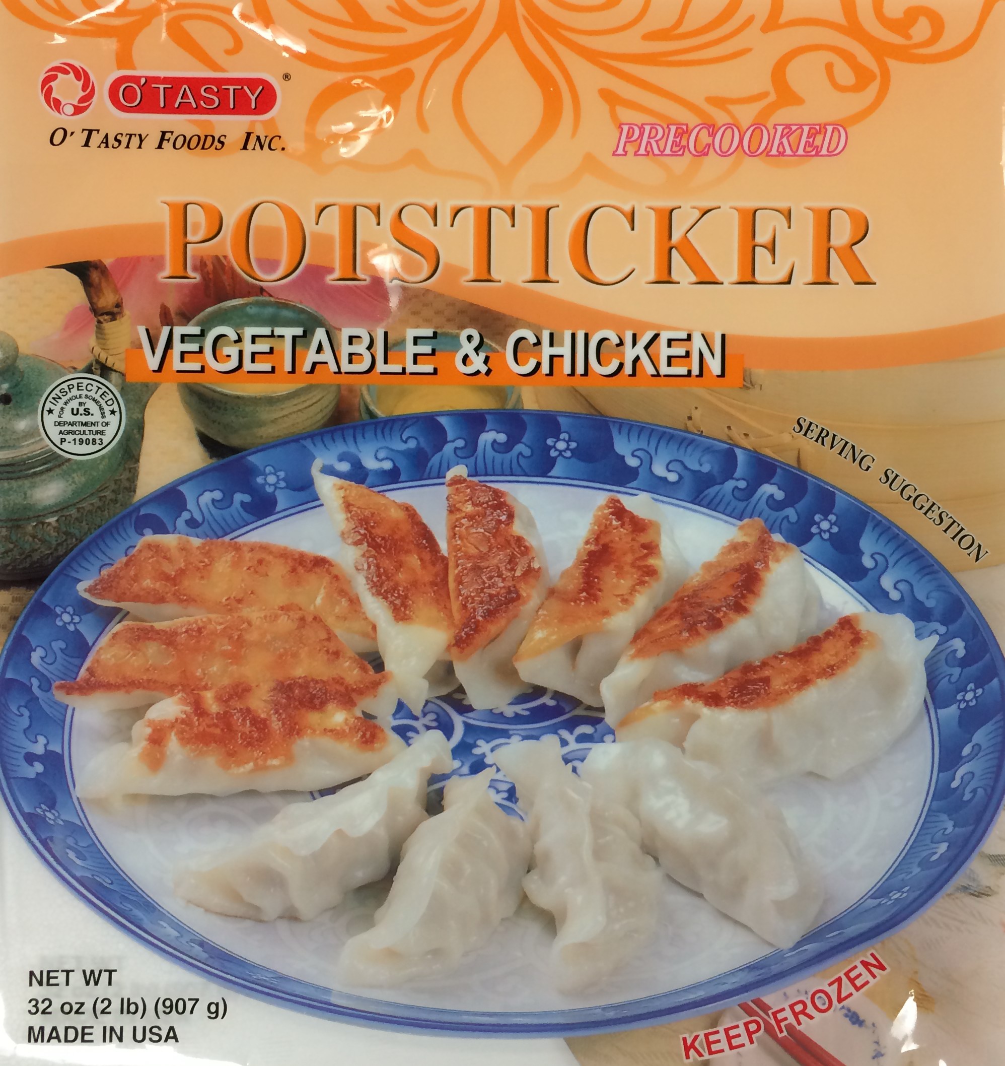 O'Tasty Chicken & Veg Potstickers (L)