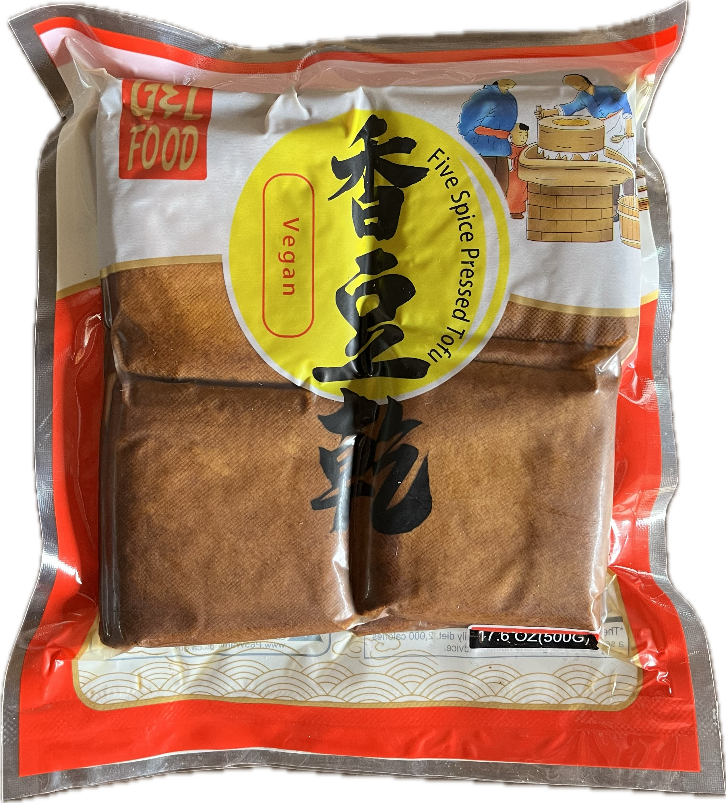 G&L Food 5 Spice Pressed Tofu
