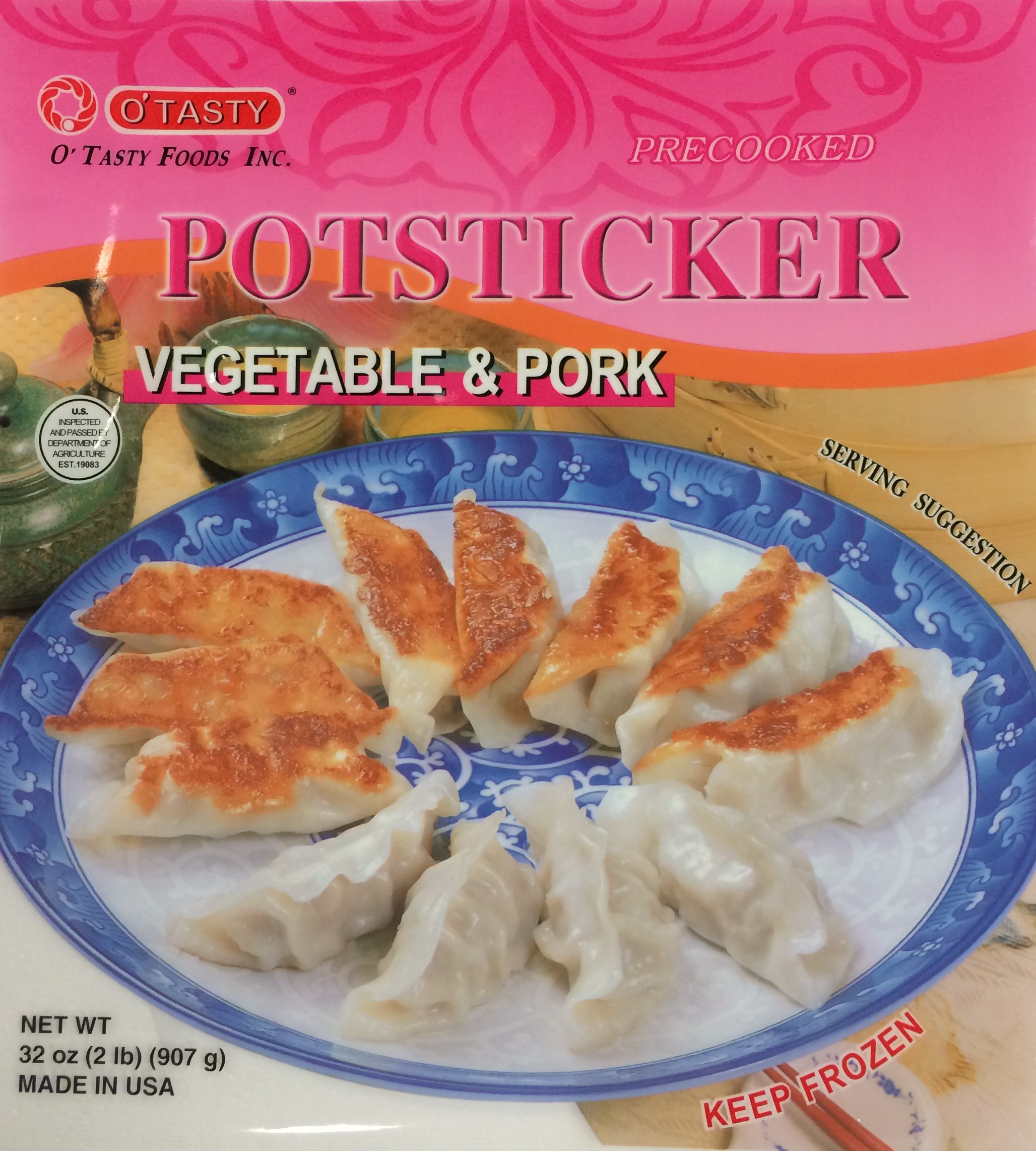 O'Tasty Pork & Veg Potsticker (L)