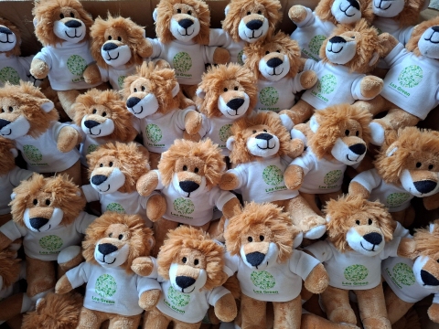 14cm Plush Lion