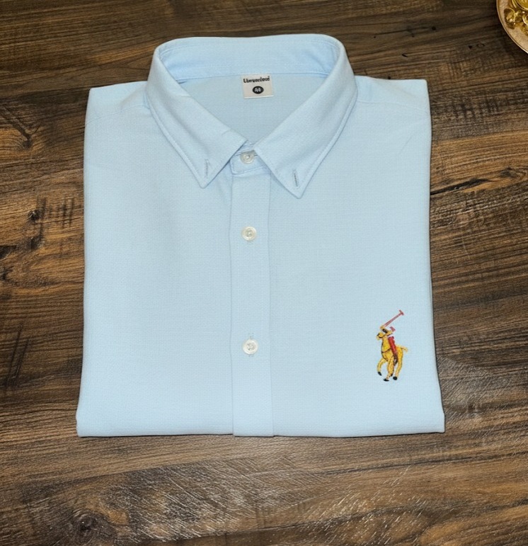 Korean Linen Shirt – Sky Blue