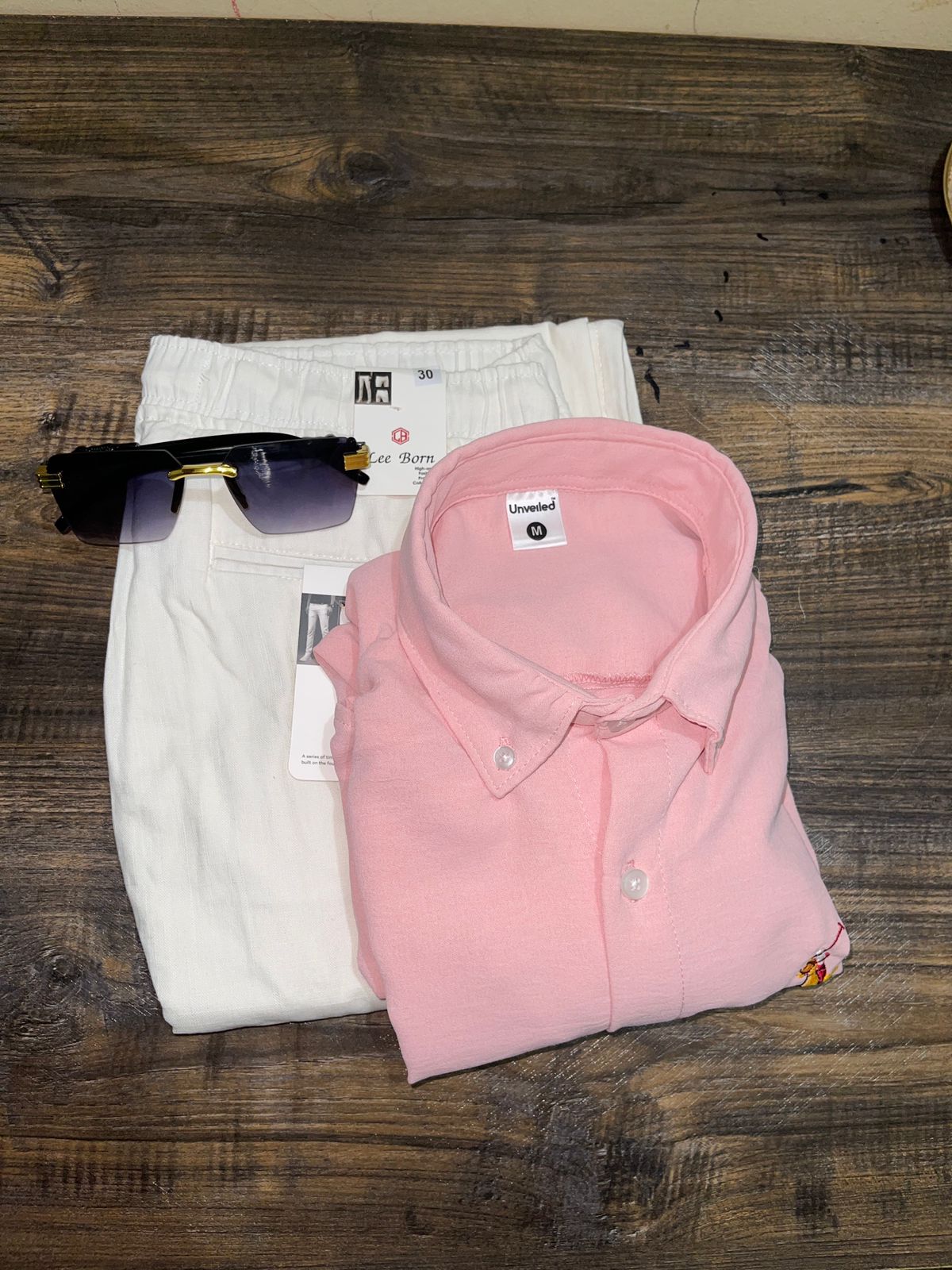 Men's Style Combo Set [Pink]