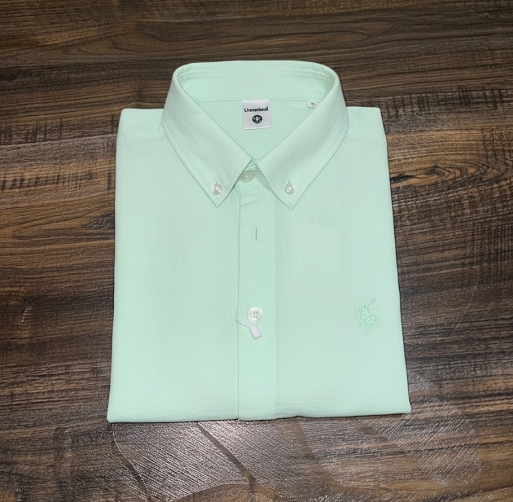 Korean Linen Shirt – Mint Green