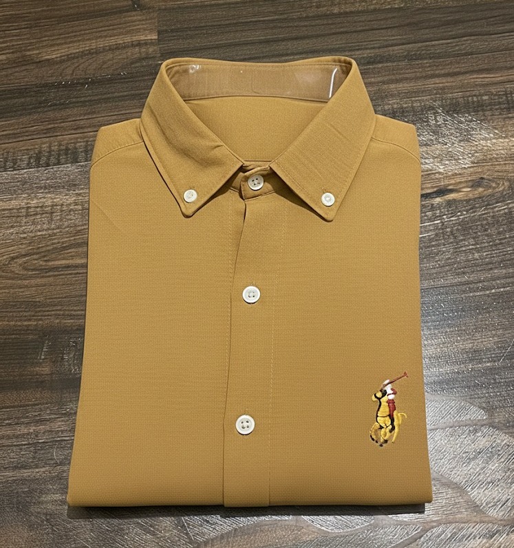 Korean Linen Shirt – Sand Brown