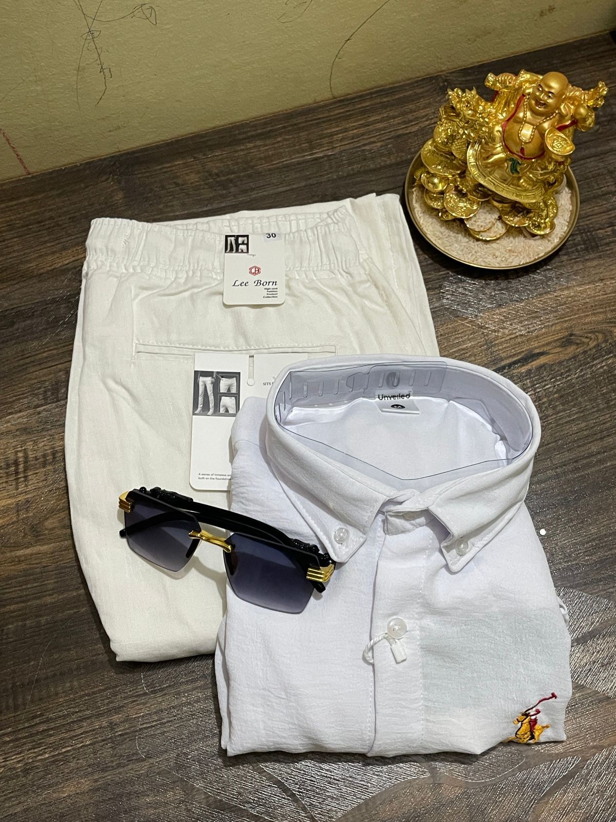 Korean Casual Shirt and Pant Set