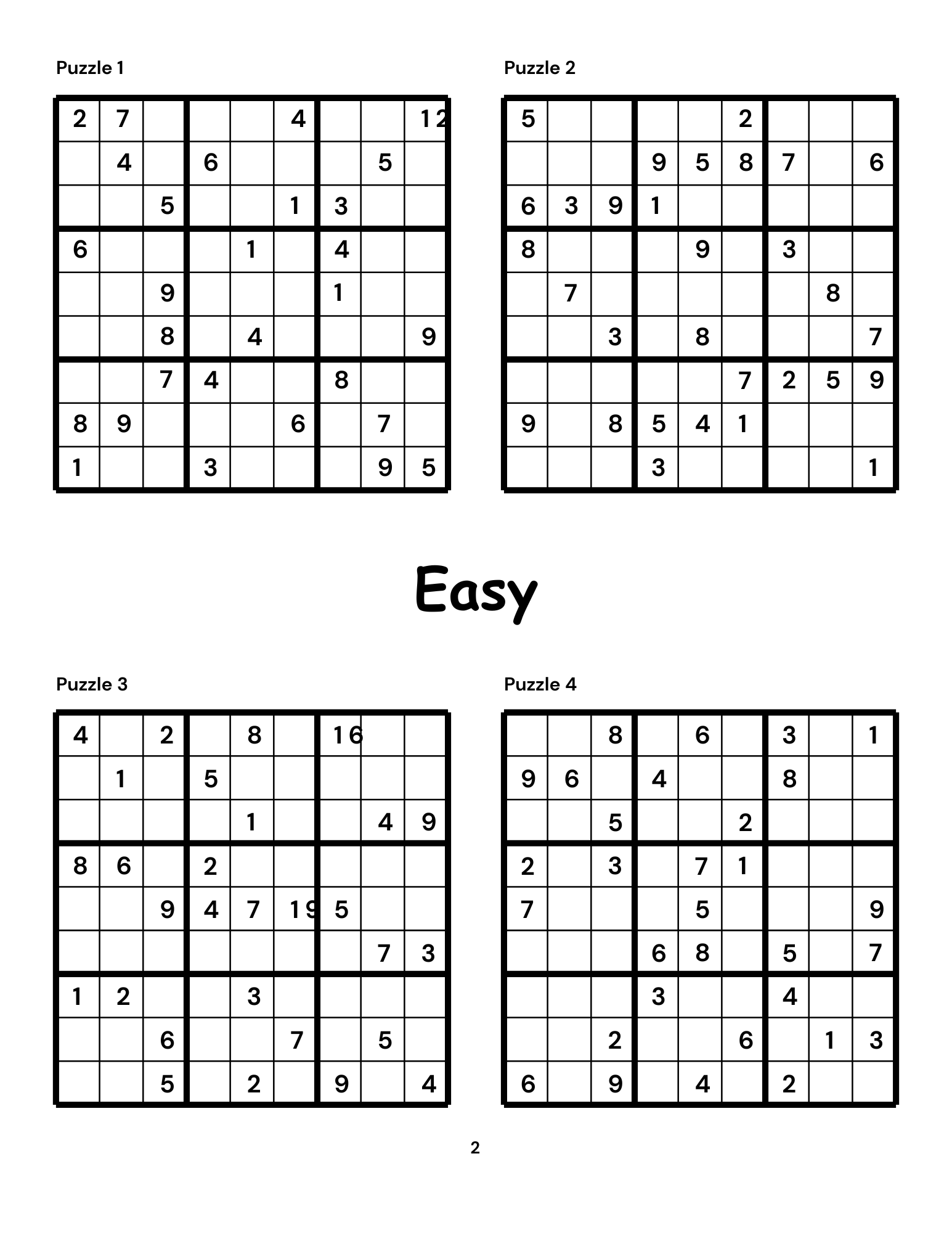 288 Sudoku Volume I